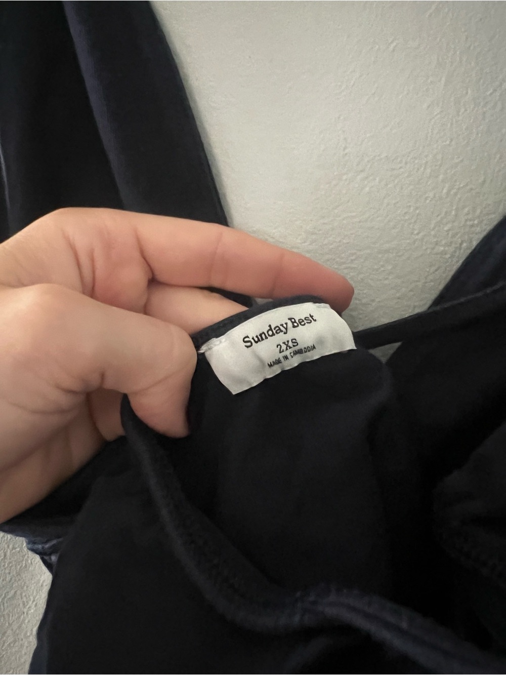 Aritzia Navy halter top - Picture 6 of 6